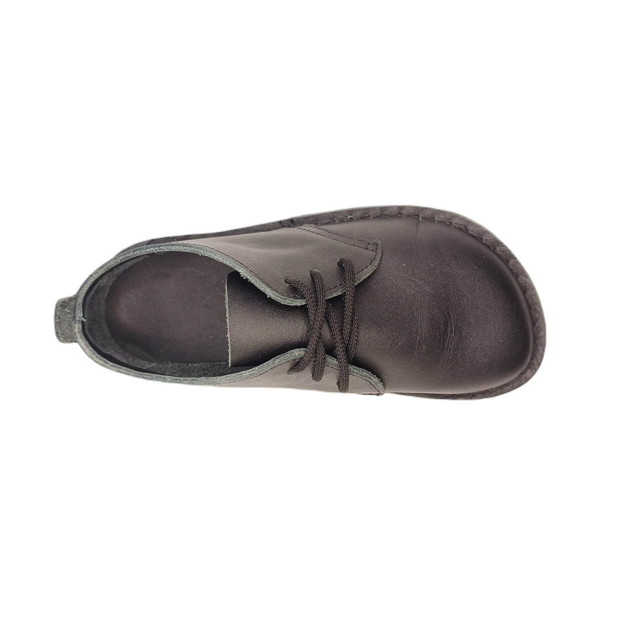 Black School Shoe - Lace up