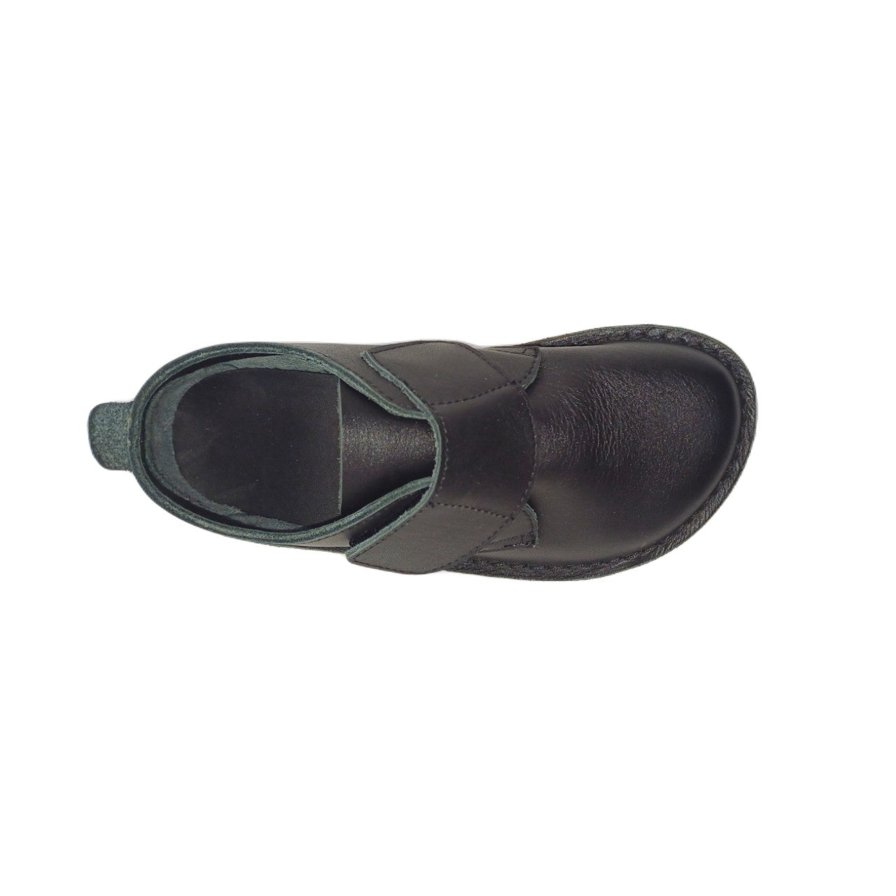 Black School Shoe - Velcro
