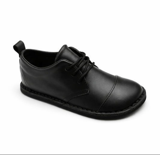 Latest Lace-up Black School Shoes