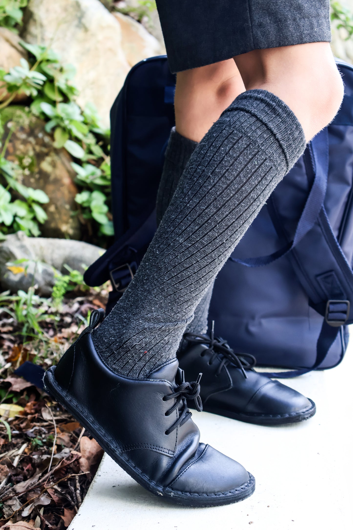 Latest Lace-up Black School Shoes