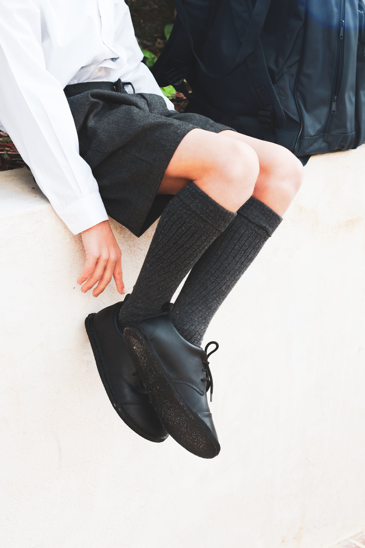 Latest Lace-up Black School Shoes