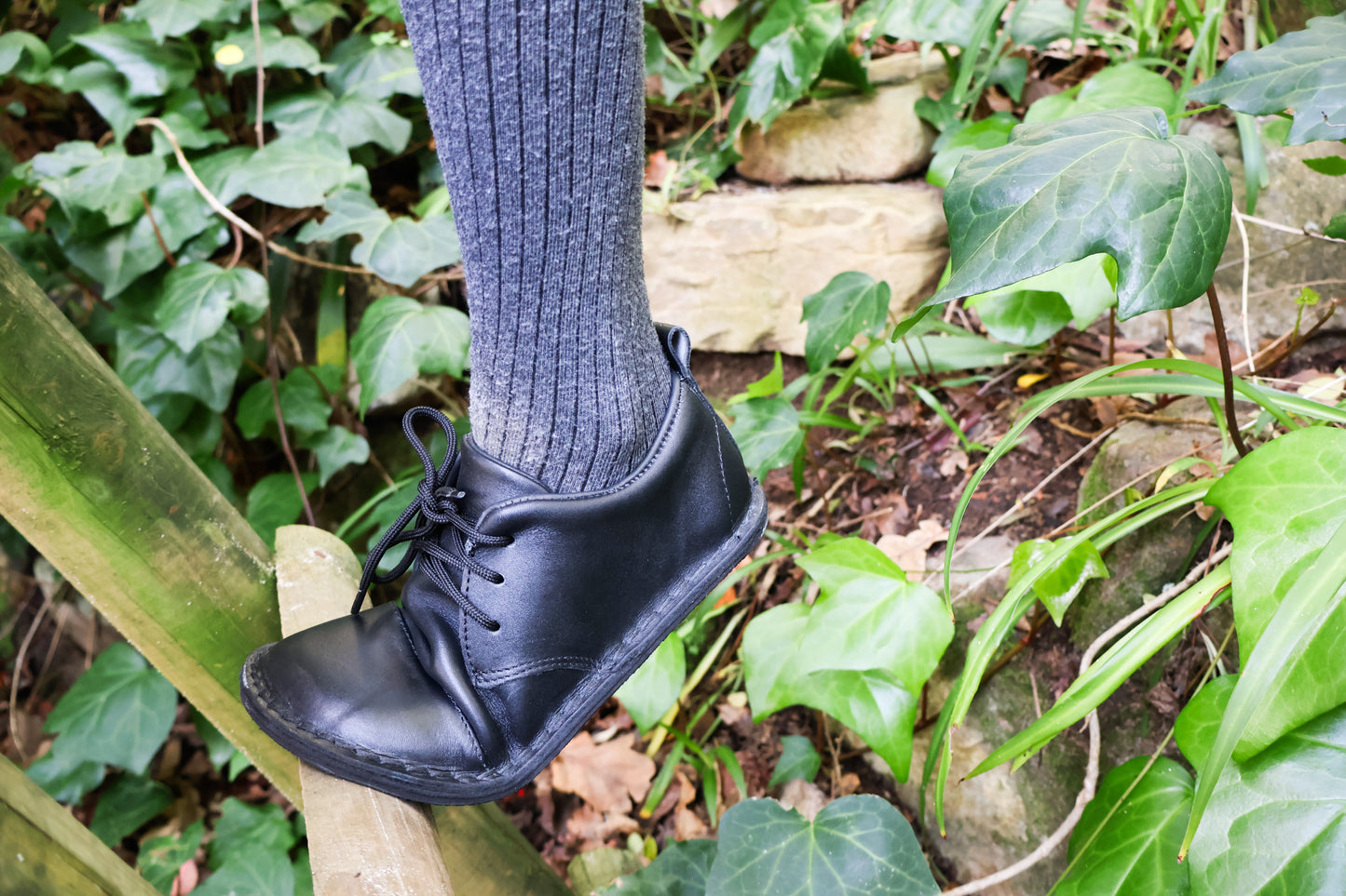 Latest Lace-up Black School Shoes