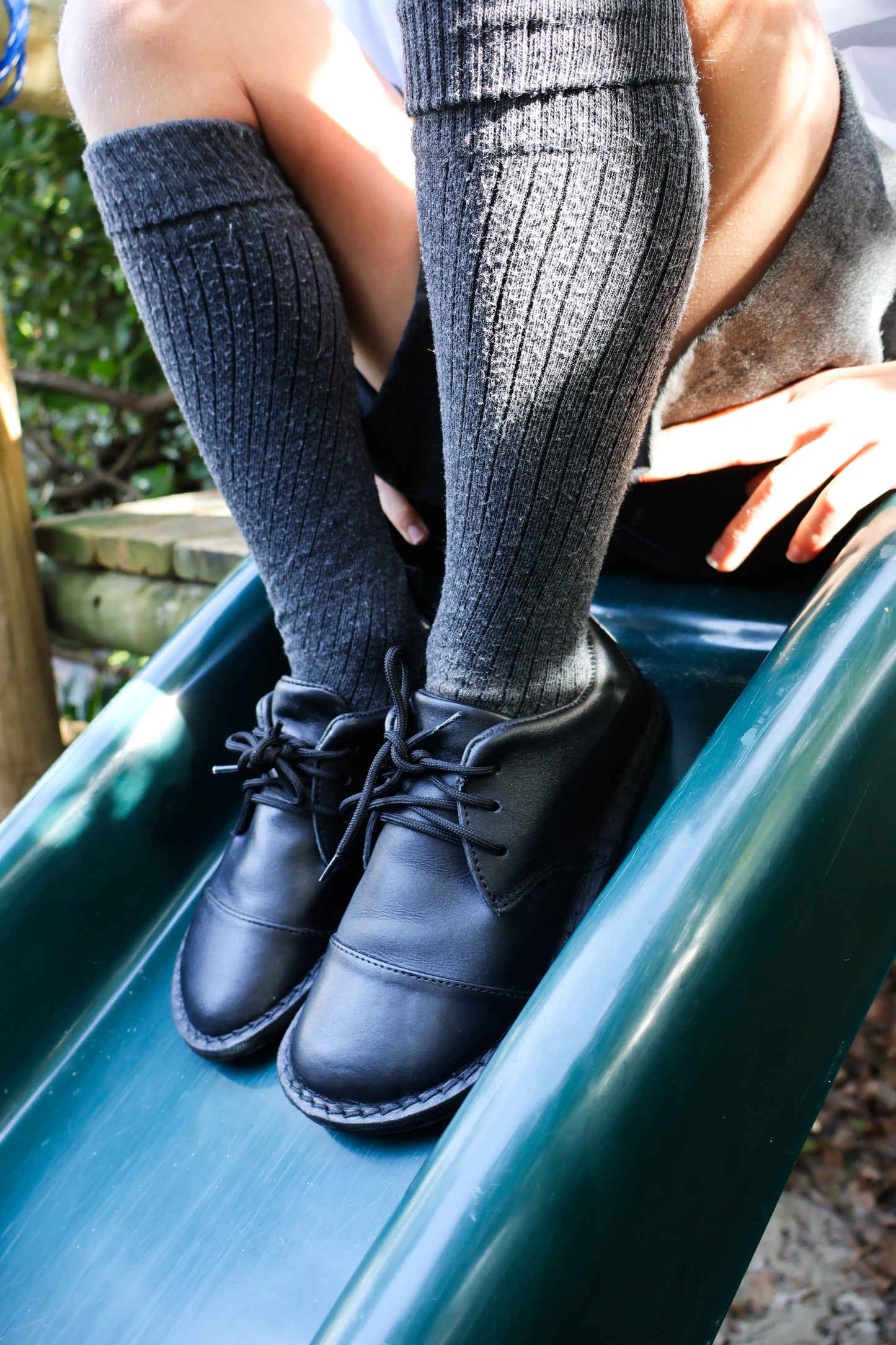 Latest Lace-up Black School Shoes