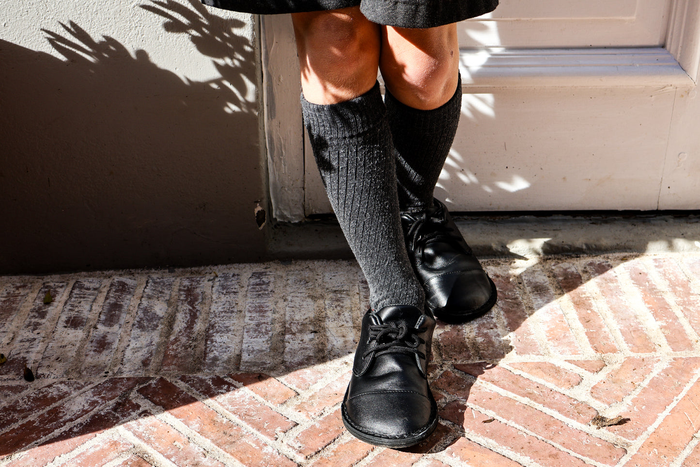 Latest Lace-up Black School Shoes
