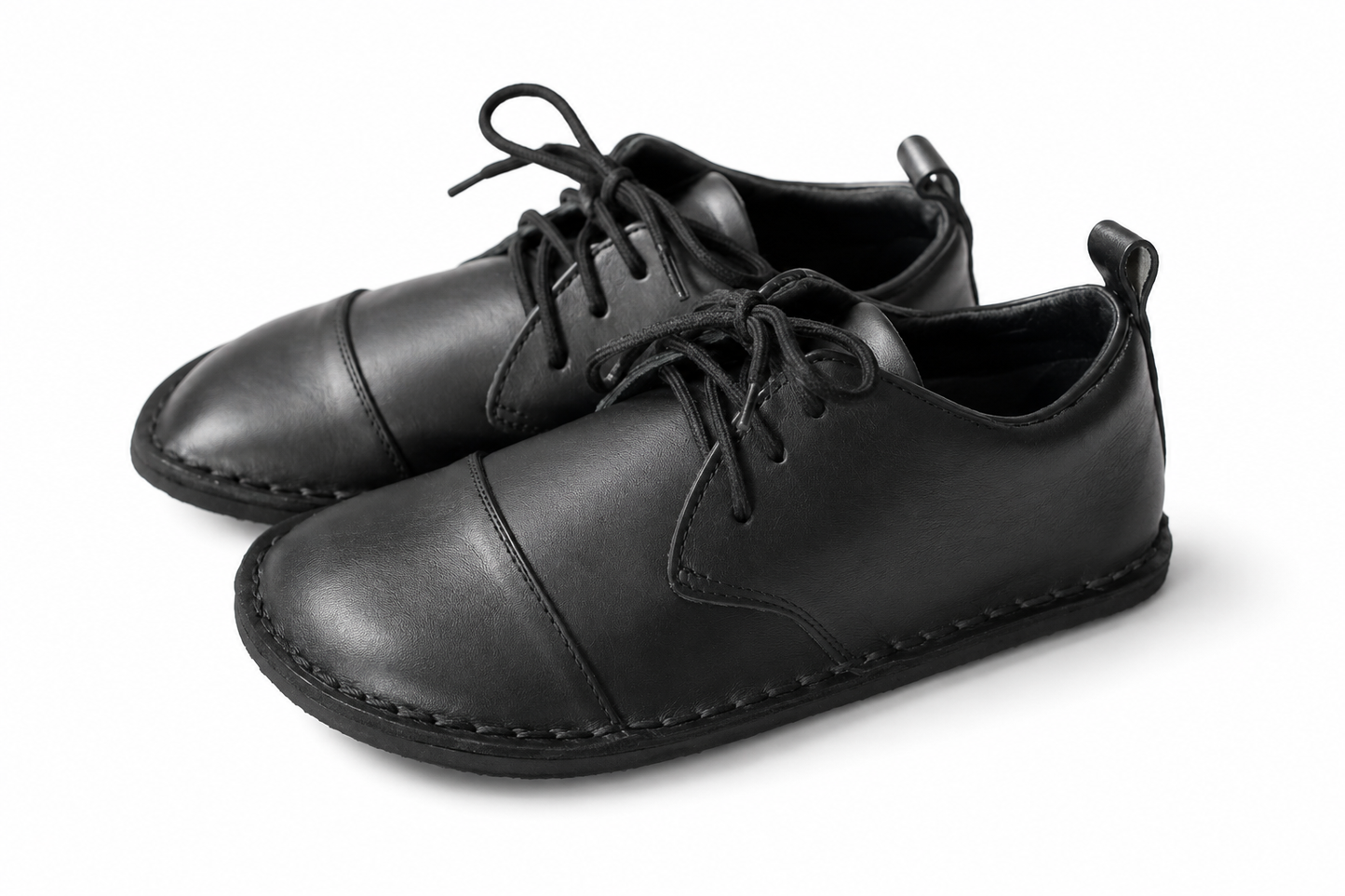 Latest Lace-up Black School Shoes
