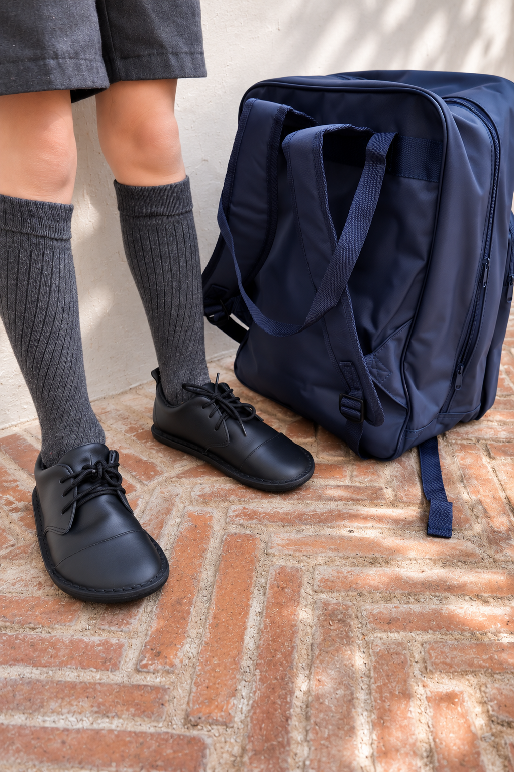 Latest Lace-up Black School Shoes